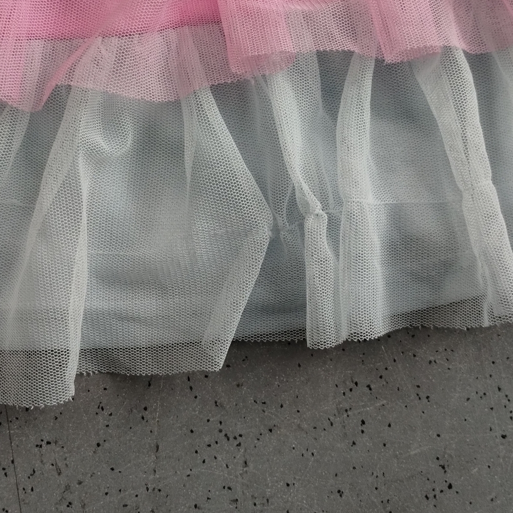 Way To Celebrate Girls Tiered Tutu Mesh Skirt, SZ girl S (6-6x) Yellow Pink Blue - Picture 6 of 16